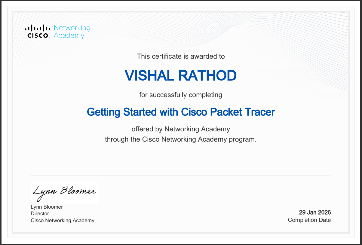 Cisco Certificate
